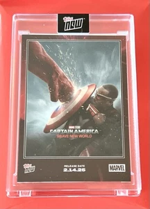 2025 Topps Now Marvel CAPTAIN AMERICA Brave New World CABNW Anthony Mackie - Bild 1 von 4