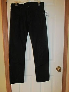 NWT Men's DC SHOES SLIM STRAIGHT BLACK DESIGNER JEANS Size 28W 30L, Black - Picture 1 of 6
