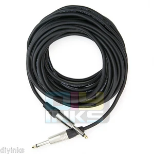 Jack mono 32 piedi (10 M) - da 1/4" a 1/4" - cavo strumento microfono microfono cavo audio - Foto 1 di 1