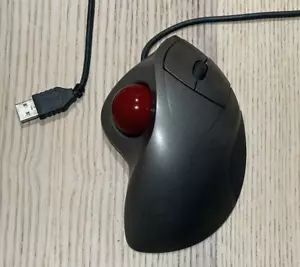 Logitech TrackMan Wheel Wired Mouse Optical T-BB18 804360-1000 TESTED - Picture 1 of 4