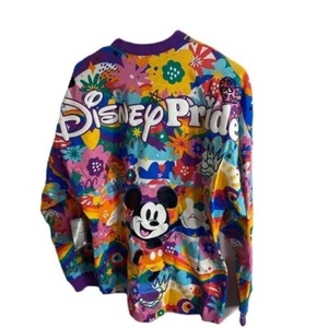 Disney Parks Pride Spirit Jersey NEW XS Colorful Rainbow LGBTQ Mickey Mouse - Picture 1 of 8