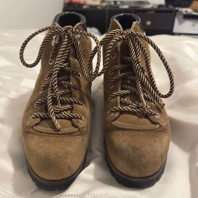 Red Wing 1952 De Colección EE. UU. Montañismo Roughsout Gamuza Senderismo Botines Para Hombres EE. UU. 5 Foto 1 de 4