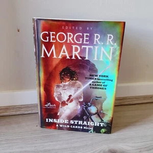 SIGNED Inside Straight A Wild Cards Novel By George R.R. Martin Hardcover 1st Ed - Picture 1 of 7