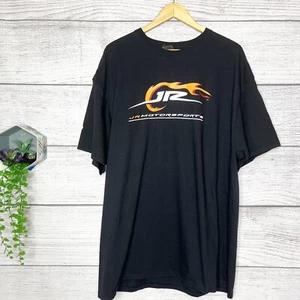 NWT NASCAR Vintage JR Motorsports Jeffrey Earnhardt Black T-shirt Mens Size 2XL - Picture 1 of 8