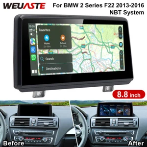 For BMW 2 Series F22 2013-2016 NBT 8.8'' Screen Android Auto Wireless Carplay - Picture 1 of 12