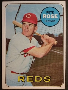1969 TOPPS BASEBALL #120 PETE ROSE REDS TOP - Bild 1 von 3