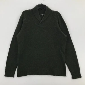 Tumi Pullover Herren mittelgrün Schalkragen Langarm Pulli Alpaka Freizeit Männer - Bild 1 von 13