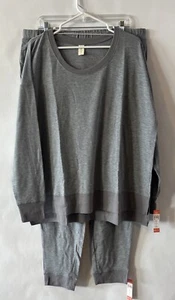 HUE Wear Ever U R Pyjama/Lounge-Set Größe XL meliert grau Einzelhandel 64 $ - Bild 1 von 9