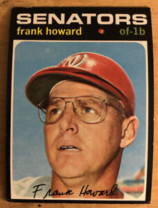1971 Topps Frank Howard #620 Senators Outfield / First Base Low-To-Mid-Grade