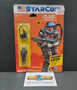 Vintage Coleco 1986 Starcom Cpl. Slash Action Figure MOC - Picture 1 of 2