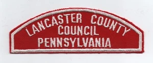 Consejo del Condado de Lancaster, Pennsylvania RWS, tira roja y blanca, ¡como nueva! - Imagen 1 de 1