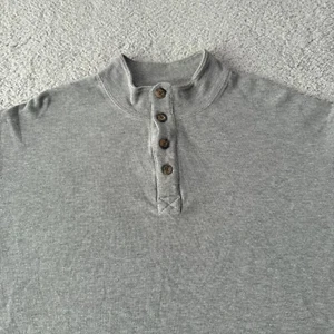 NUOVO Maglione Duluth Uomo Extra Large Grigio Henley Termico Elasticizzato Waffle Maglia - Foto 1 di 7