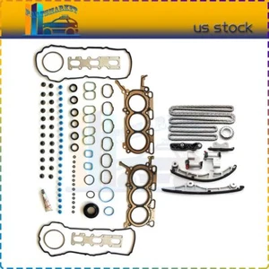 Full Gasket Set w/ Timing Chain Kit Fits 07-09 Ford Edge Lincoln MKX Mazda 5.4L - Picture 1 of 9