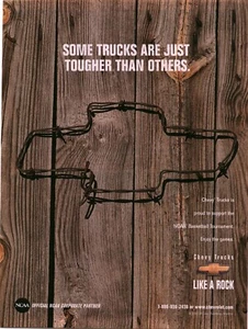 Anuncio impreso vintage 1998 - anuncio de camión Chevy - algunos son más resistentes que otros. - Imagen 1 de 1