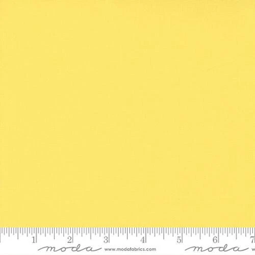 1 Yard Moda Bella Solid Yellow 100% cotton Quilting Fabric - Image 1 of 1