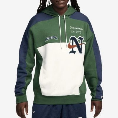 Nike NSW Swoosh High Club Polar Pullover Sudadera con Capucha Hombre’s Grande Foto 1 de 4