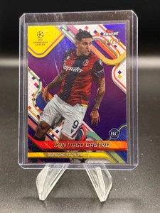 2024-25 Finest UEFA Santiago Castro RC Purple Refractor /299 #109 - Bild 1 von 2