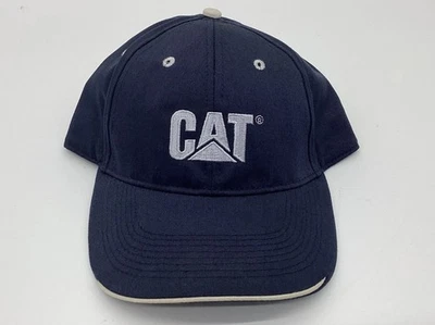 Boné ajustável Caterpillar Tractor CAT Norscot azul prata logotipo bordado - Imagem 1 de 4