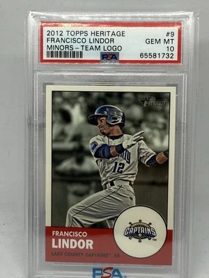 2012 Topps Heritage Francisco Lindor Minors - Team Logo - Image 1 of 2