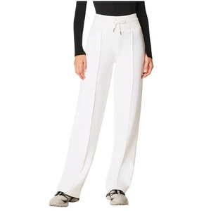 SPANX Pants Women Medium Ivory Air Essentials Heavyaire Straight Leg Athleisure - Picture 1 of 8