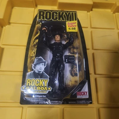 Jakks - Best Of Rocky Serie 2 - Rocky II - Rocky Balboa con chaqueta Tiger - NUEVO EN CAJA A53 Foto 1 de 2