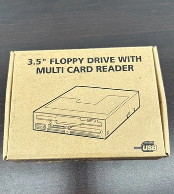 Unidad de disquete de 3,5 con lector de tarjetas múltiples Foto 1 de 4