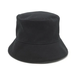 LOUIS VUITTON LV City Bucket Hat Size S Cotton100% Black M7054S - Picture 1 of 12