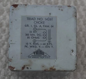  Vintage Triad Choke für Röhrenverstärker Triad # 14261 über 11 Pfund! - Bild 1 von 8