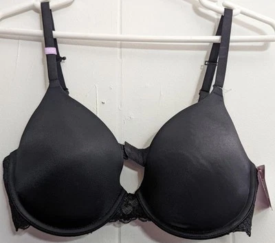 Sujetador So Lift 36D 3549 negro con aros encaje acolchado correas finas etiquetas nuevas So-Lift Foto 1 de 4