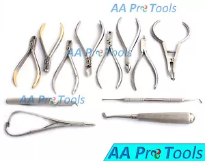 Set Of Orthodontic Instruments Of 13 Pieces - Stainless Steel - Picture 1 of 3