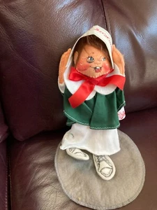 Annalee 1994 7" Christmas Naughty black eyed Caroler, RARE   - Bild 1 von 4