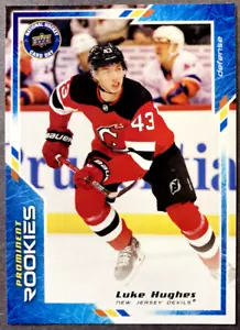 2023-24 Upper Deck Prominent Rookies #NHCD-4 Luke Hughes New Jersey Devils - Picture 1 of 1