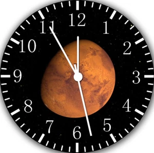 Mars planet Wall Clock F24 - Picture 1 of 1