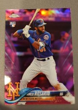 2018 Topps Chrome Amed Rosario Pink Refractor Rookie No. 60 Mets