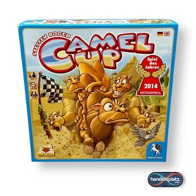 Camel Up - Pegasus Spiele - Komplett - Brettspiel Camel Cup Familienspiel 2014 - Bild 1 von 4
