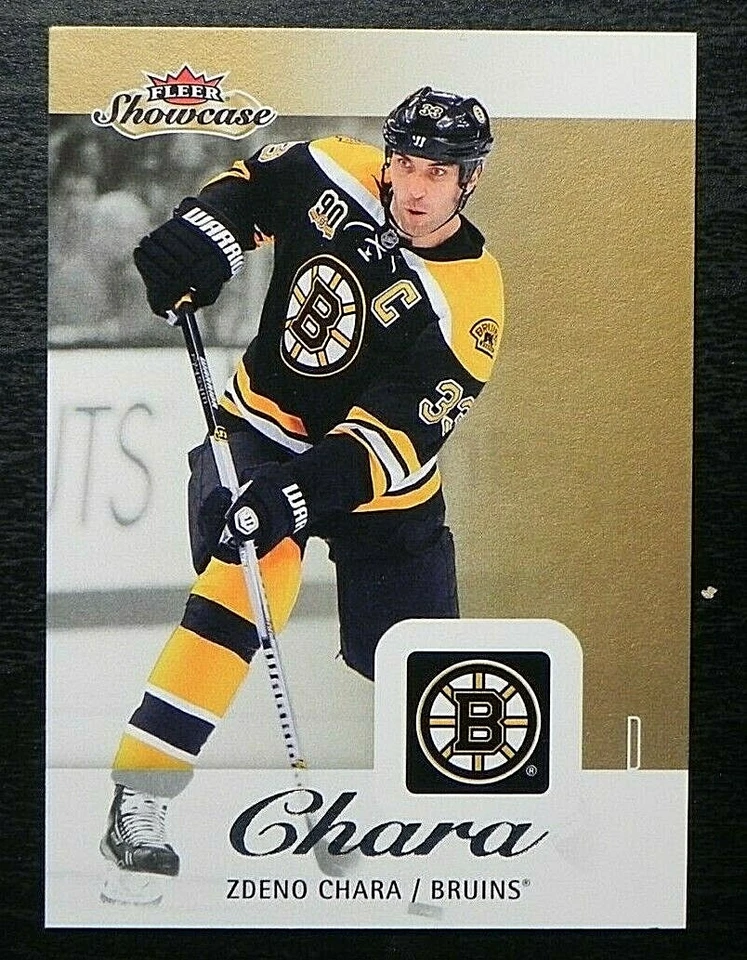 2013-14 13/14 Fleer Showcase #8 Zdeno Chara Boston Bruins - Image 1 of 2