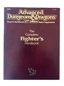 TSR #2110 AdvancedD&D 2ed, THE COMPLETE FIGHTER'S HANDBOOK , Sourcebook (1989) - Foto 1 di 7