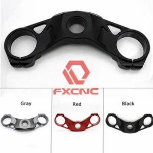 FXCNC Black CNC Front Triple Tree End Upper Top Clamp Fork For BJ600 Racing - Picture 1 of 10