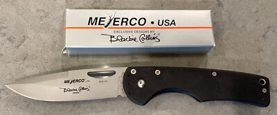 MEYERCO Blackie Collins Tactical 4" Locking Knife ATS-34 Frame MCTACH Japan - Image 1 of 4