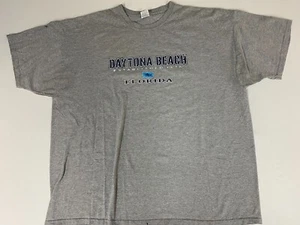 Daytona Beach Mens Shirt 3XL XXXL Gray Graphic Florida - Picture 1 of 12