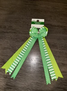 St Patrick’s Day Hair Elastic Bow Girls NWT - Picture 1 of 3