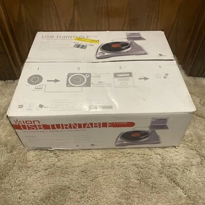Ion Audio TTUSB 10 Vinyl Recording USB Turntable BRAND NEW - Image 1 of 4