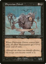 FOIL Phyrexian Driver | MtG Magic Nemesis | English | Near Mint