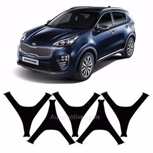 19"  Alloy Wheel Mask Carbon Fabric Decal Sticker 1 set For 2017 Kia Sportage - Picture 1 of 4