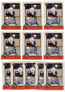 1X JASON WARD 1998 99 Bowman CHL #9 RC Rookie AUTOGRAPH SIGNATURE Lots Available
