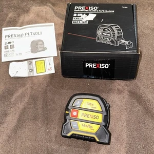 PREXISO 2-in-1 Laser Tape Measure 135Ft Rechargeable Laser & 16Ft Measuring Tape - Picture 1 of 8