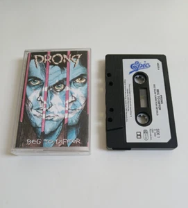 PRONG BEG TO DIFFER CASSETTE TAPE 1990 PAPER LABEL EPIC CBS UK - Picture 1 of 1