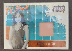 Autumn Reeser 2008 Donruss Americana TV Stars Costume Swatch Patch Card