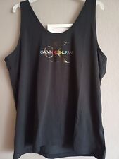 Calvin KLein proudinmycalvins campaign Vest top logo cotton,new with tags