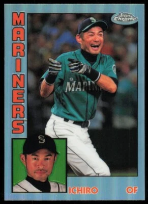 2019 Topps Chrome 1984 Throwback Ichiro Suzuki #84TC-14 - Image 1 of 2